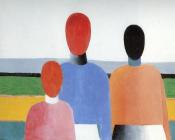 卡兹米尔 马列维奇 : Three Woman Figures